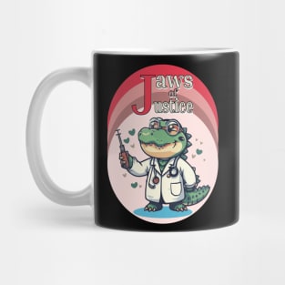 Jaws Of Justice, crocodile Mug